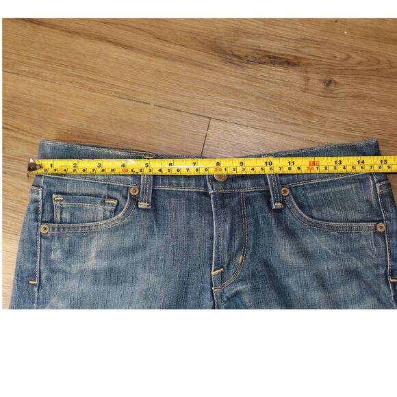 Citizens of Humanity Kelly Bootcut Jeans Low Rise Stretch Blue USA Made Size 27 - Picture 7 of 9